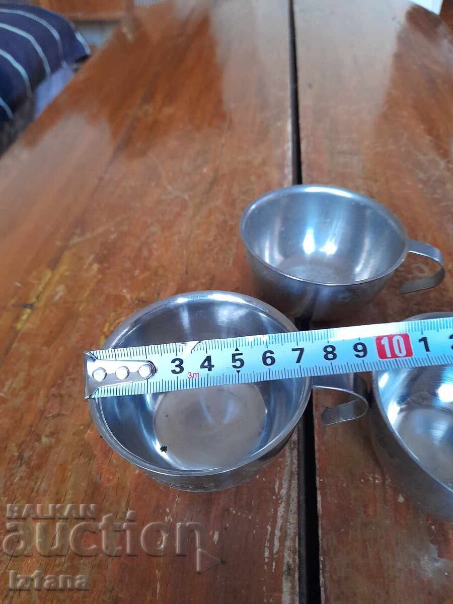 Δημοπρασία Παλιά ποτήρια από ανοξείδωτο χάλυβα Δημοπρασία Παλιά ποτήρια από ανοξείδωτο χάλυβα