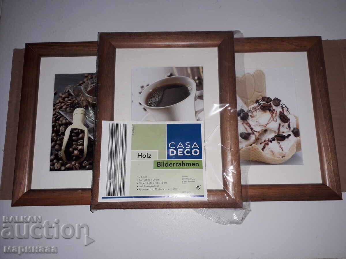 NEW FRAMES.WOOD. SET. GERMANY with price 12.00 BGN | € 6.14 NEW FRAMES.WOOD. SET. GERMANY with price 12.00 BGN | € 6.14