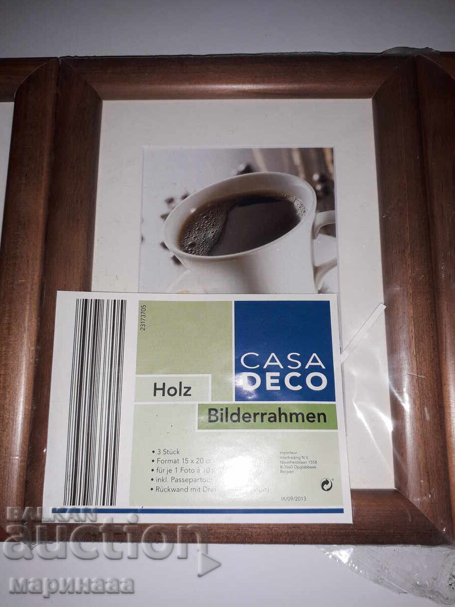 NEW FRAMES.WOOD. SET. GERMANY - 5 NEW FRAMES.WOOD. SET. GERMANY - 5