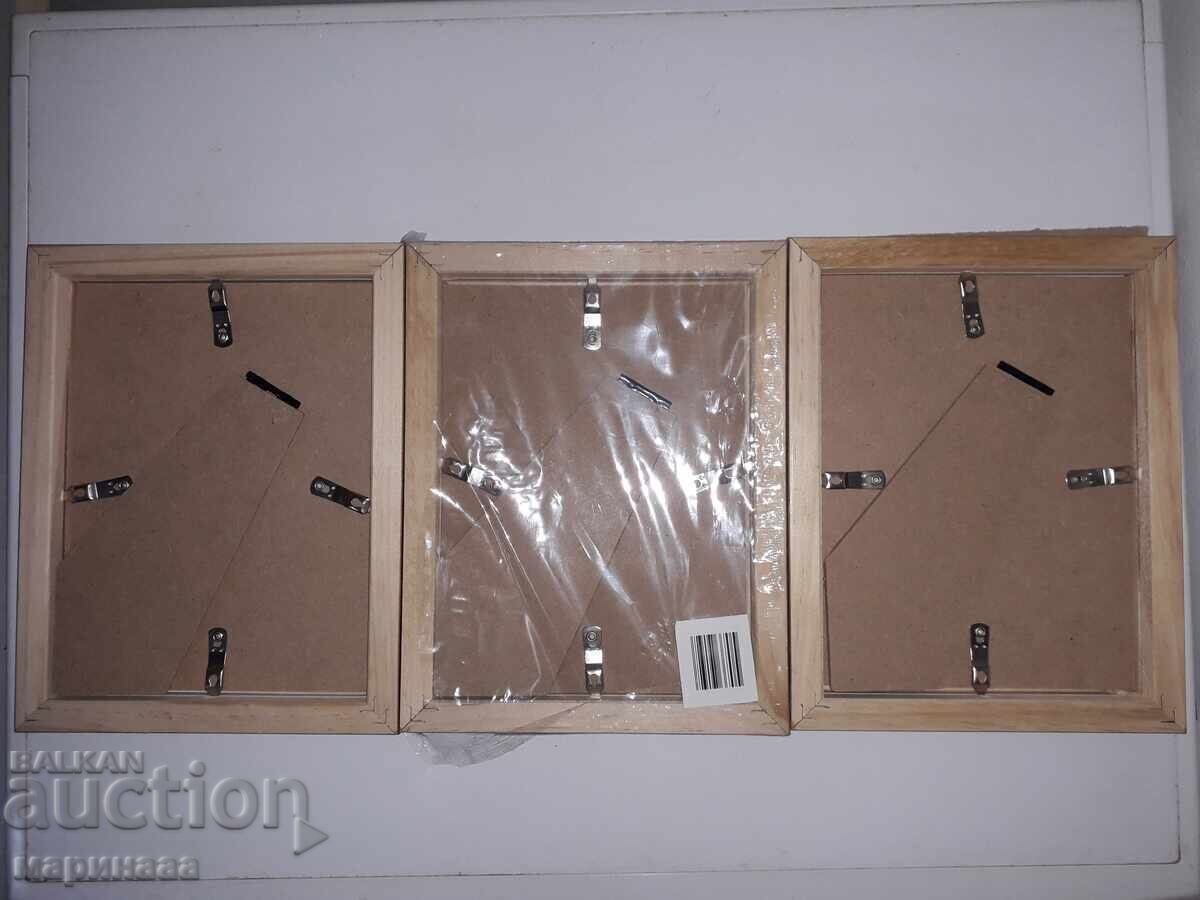 NEW FRAMES.WOOD. SET. GERMANY - 7 NEW FRAMES.WOOD. SET. GERMANY - 7