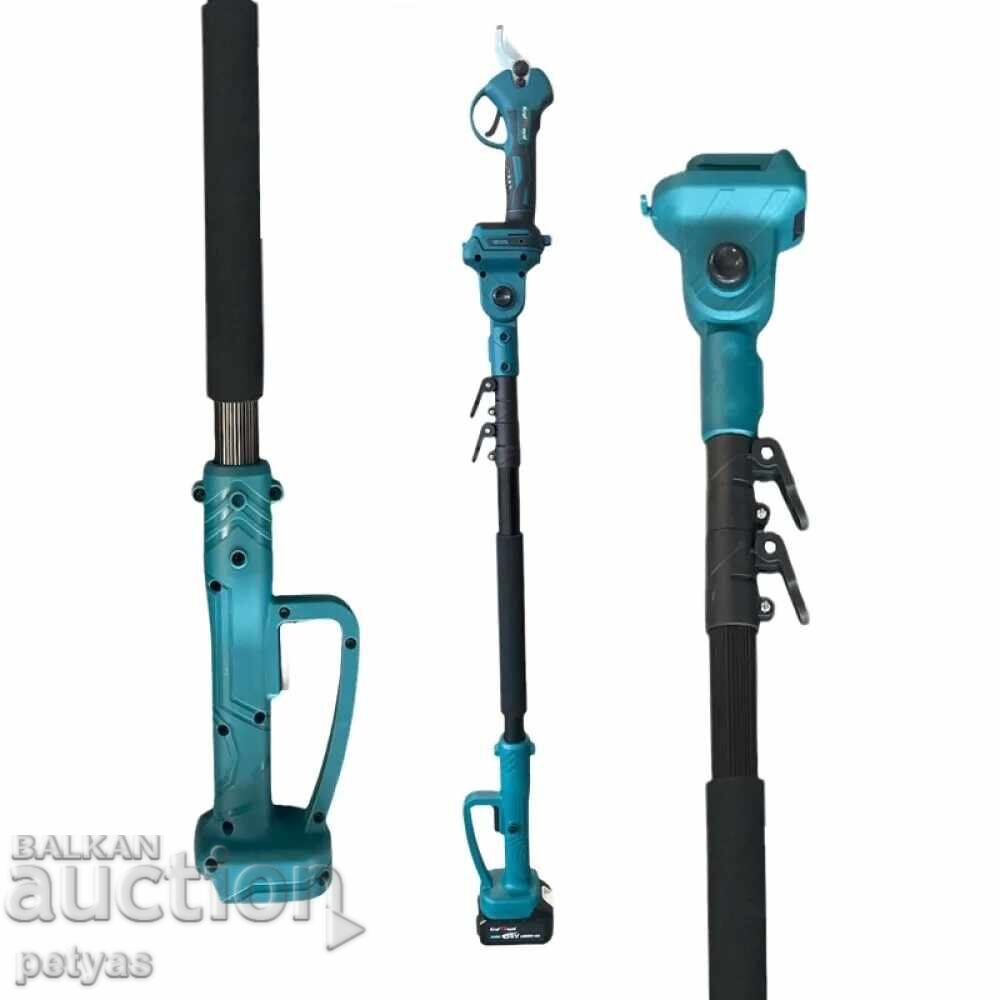 Παράδοση ψαλίδι οπωρώνα και πριόνι WEGGLE 36V, 8Ah+ράβδο προέκτασης