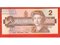 CANADA CANADA 2 $ QUEEN issue 1986 NEW UNC