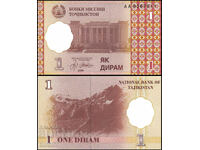 tino37- TAJIKISTAN - 1 DIRAM - 1999 - UNC