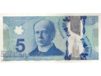 Canada-5 Dollars-2013-P# 106b-Polymer