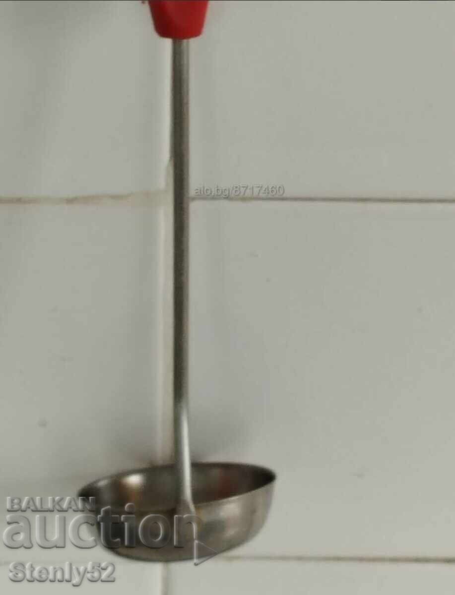 Auction Mini alpaca ladle with a capacity of 40 ml for pouring cream, Auction Mini alpaca ladle with a capacity of 40 ml for pouring cream,