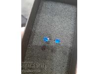 Сребърни обици с Топаз 1.6ct