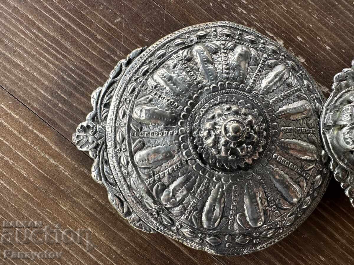 Delivery of RARE TURKISH SILVER ROUND JEWELRY WITH PAFTI PAFTA MOTIF Delivery of RARE TURKISH SILVER ROUND JEWELRY WITH PAFTI PAFTA MOTIF