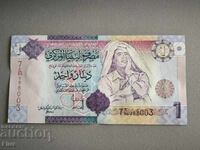 Bancnota - Libia - 1 dinar UNC | 2009