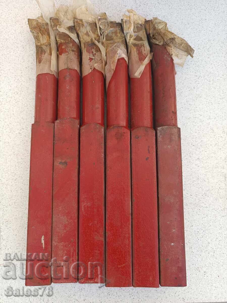 6 buc. cutite mari 36 cm.