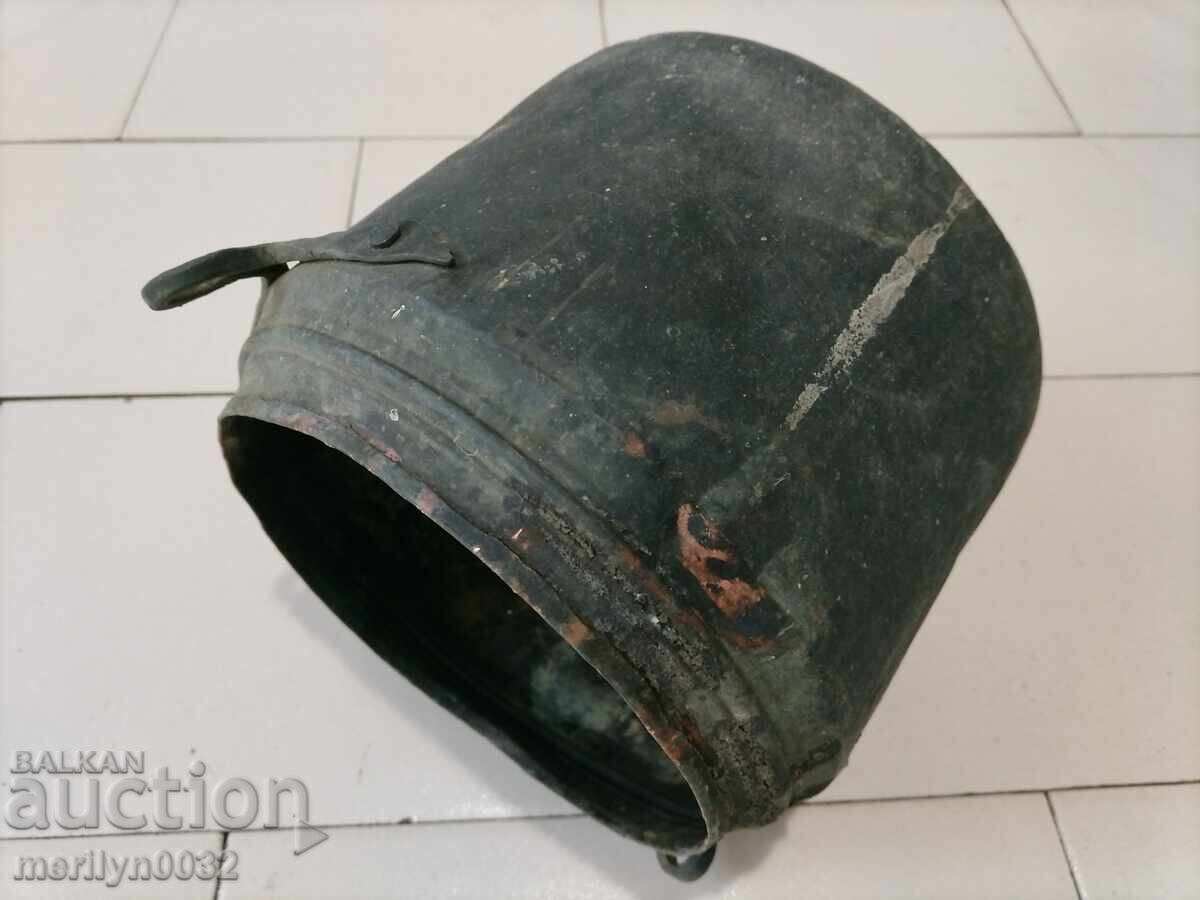 Παράδοση Παλιό χάλκινο καζάνι για κόλλα χαλκού, χάλκινη κατσαρόλα Παράδοση Παλιό χάλκινο καζάνι για κόλλα χαλκού, χάλκινη κατσαρόλα