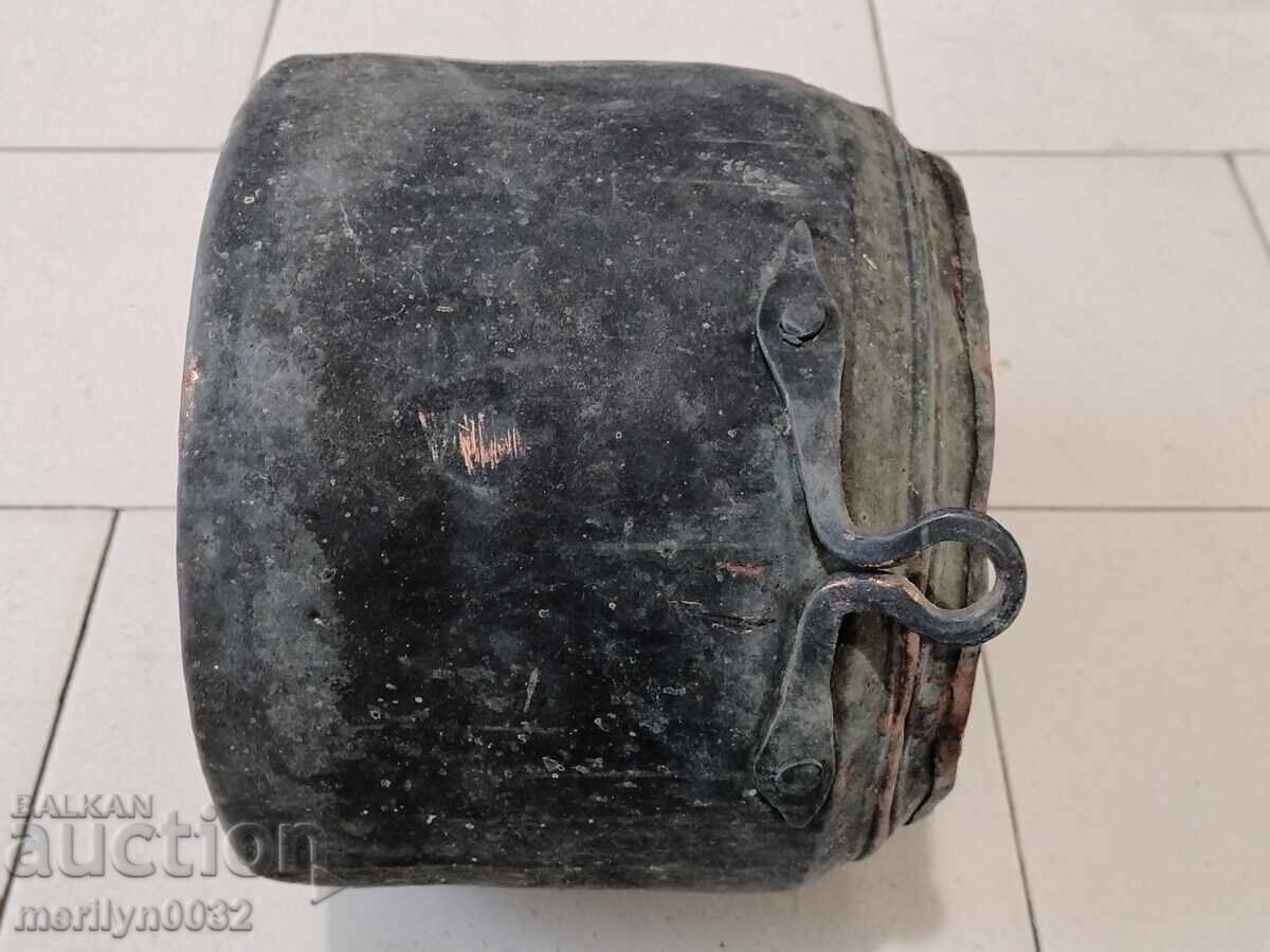 Παλιό χάλκινο καζάνι για κόλλα χαλκού, χάλκινη κατσαρόλα - 7 Παλιό χάλκινο καζάνι για κόλλα χαλκού, χάλκινη κατσαρόλα - 7