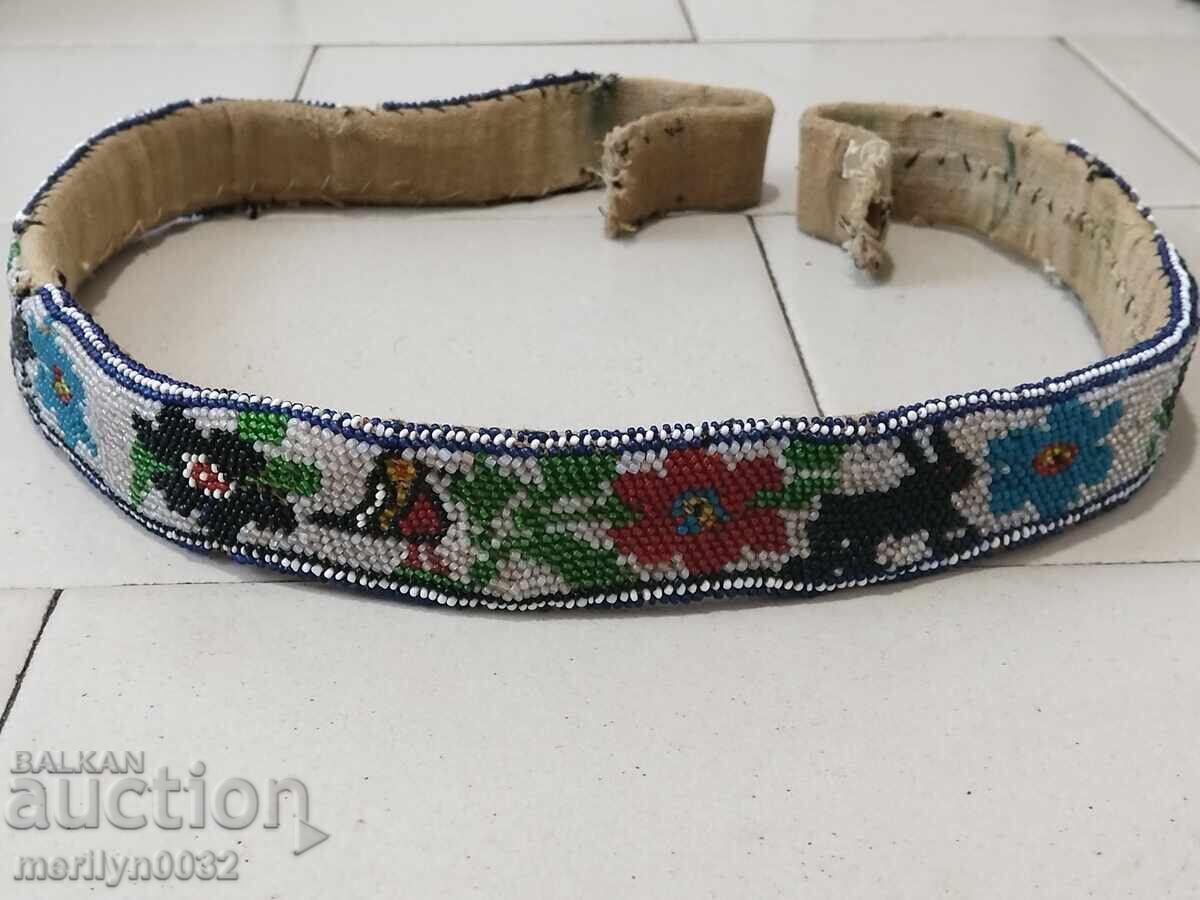 Beaded belt early 20th century costume Beaded belt early 20th century costume