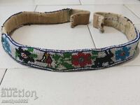 Beaded belt early 20th century costume