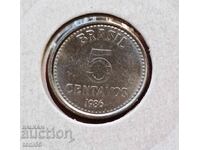 Brazil 5 centavos 1986