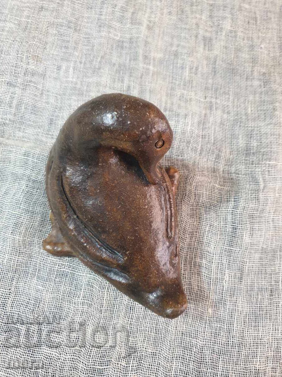 Licitație Sculptură grea din piatră a unei rațe Licitație Sculptură grea din piatră a unei rațe