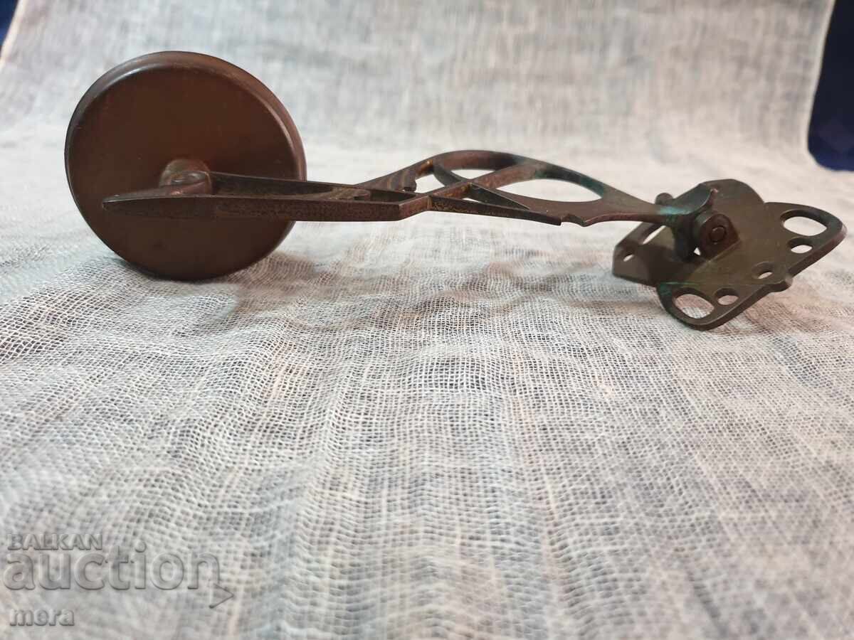 Delivery of Antique bronze cantilever candlestick