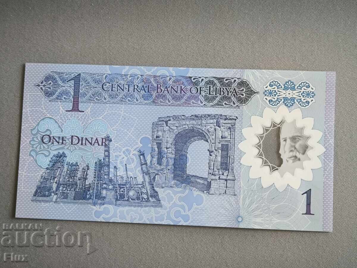 Banknote - Libya - 1 dinar UNC | 2019 with price 6.00 BGN | € 3.07 Banknote - Libya - 1 dinar UNC | 2019 with price 6.00 BGN | € 3.07