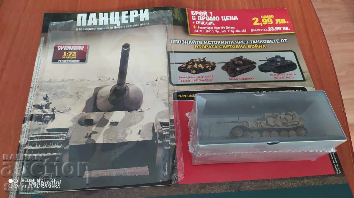 Magazine tanks, Panzers, with model Magazine tanks, Panzers, with model