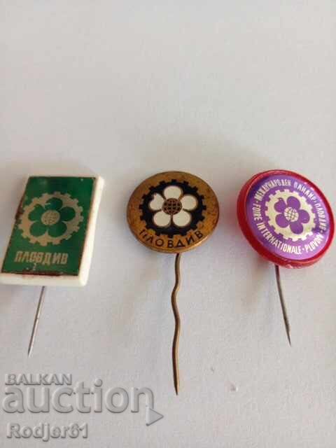 badges - Plovdiv Fair - 4 pcs - 6 badges - Plovdiv Fair - 4 pcs - 6