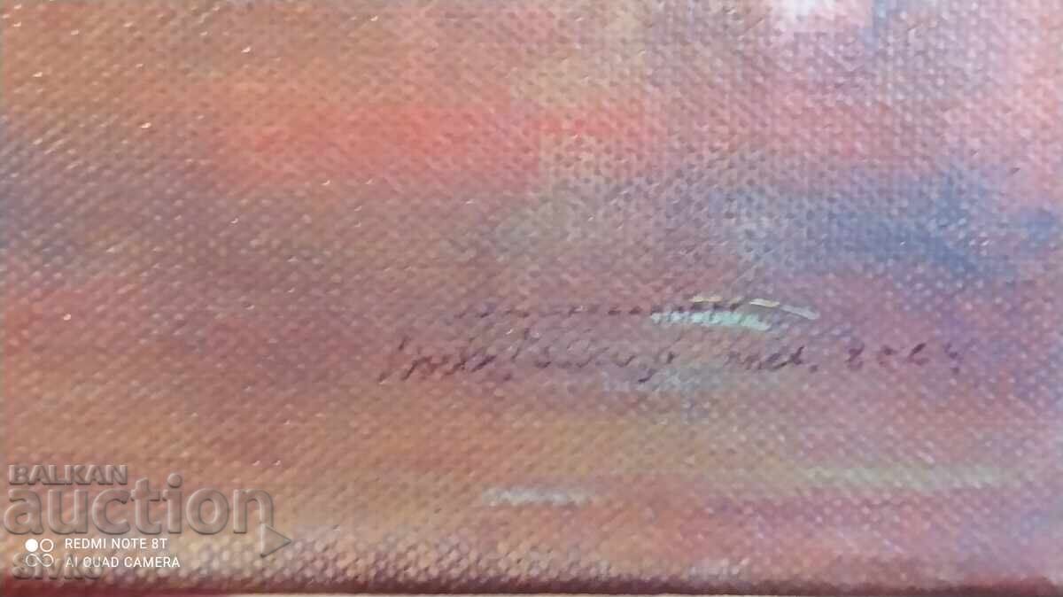 Oil painting canvas signed girlfriends with price 69.99 BGN | € 35.79 Oil painting canvas signed girlfriends with price 69.99 BGN | € 35.79