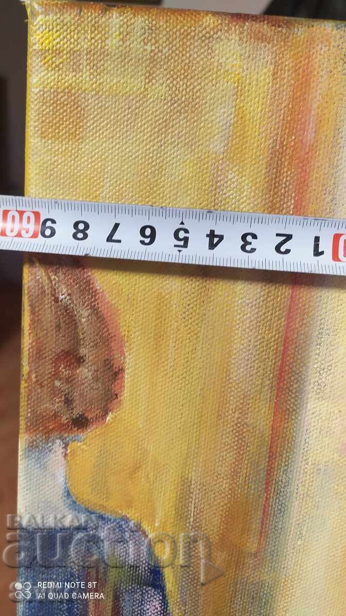 Delivery of Oil painting canvas signed girlfriends Delivery of Oil painting canvas signed girlfriends