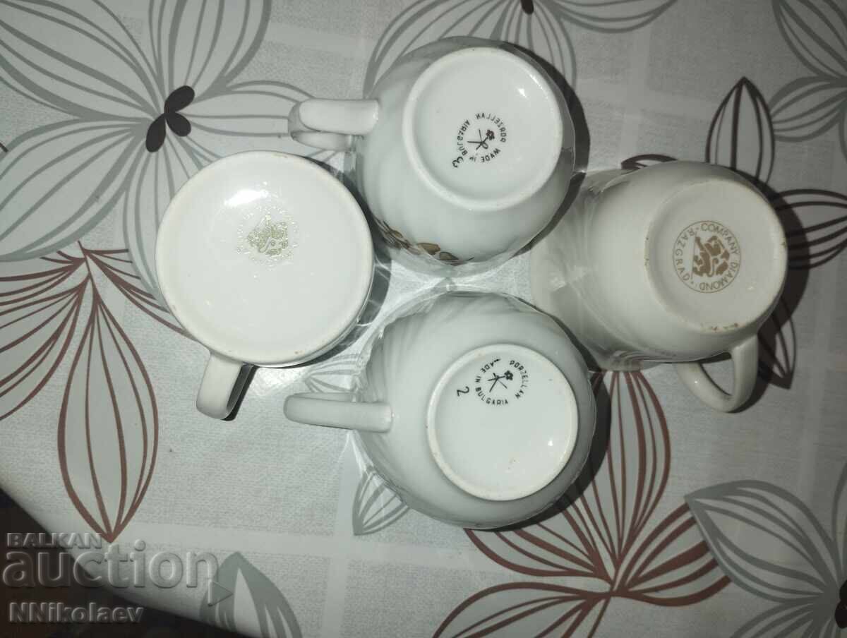 8 porcelain cups for coffee or tea - 7 8 porcelain cups for coffee or tea - 7