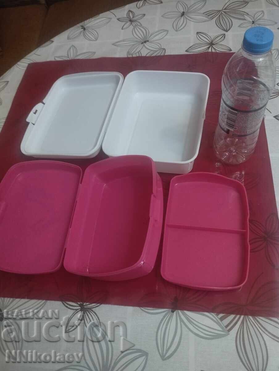 2 lunch boxes with price 2.00 BGN | € 1.02