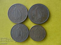 1 and 2 and 5 euro cents 2020 Eire