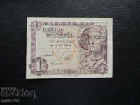 SPAIN 1 PESETA 1948 EXCELLENT