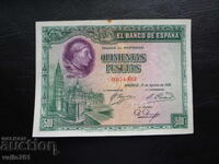 SPAIN 500 PESETAS 1928 EXCELLENT