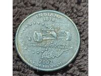 131/ SUA State of Indiana 25c 2002