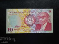 LESOTHO 10 MALOTI 1990 NOU UNC