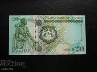 LESOTHO 20 MALOTI 2009 NEW UNC