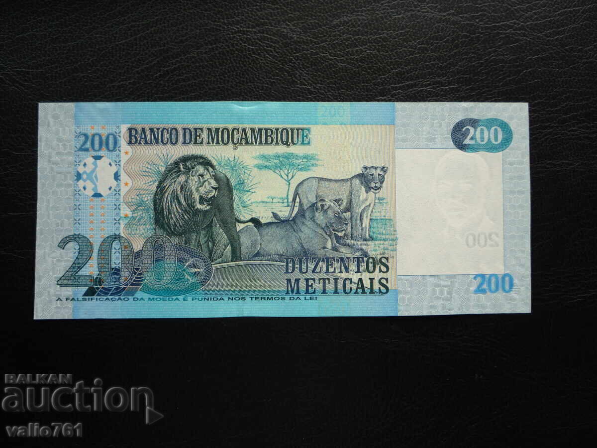 MOZAMBIC 200 METICAIS 2017 NOU UNC cu preț 22.00 BGN | € 11.25