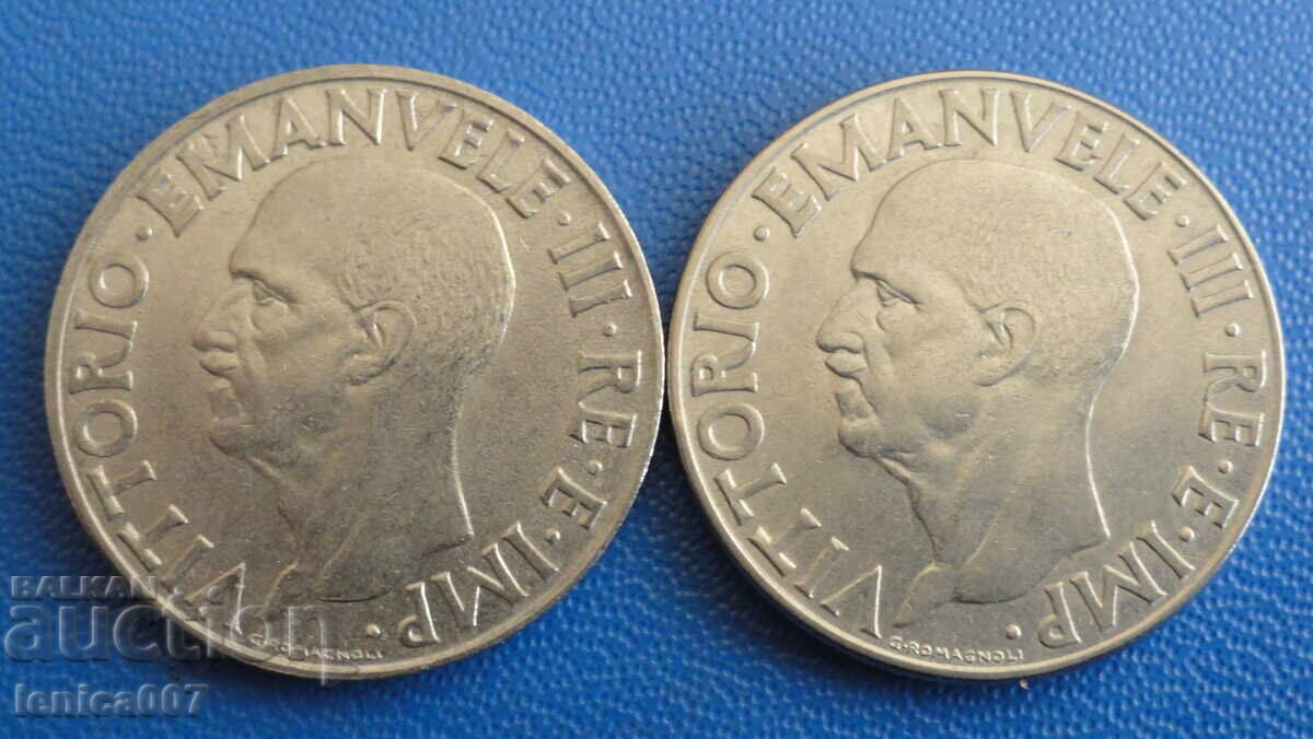 Auction Italy 1940 - 1 lira (magnetic and non-magnetic) Auction Italy 1940 - 1 lira (magnetic and non-magnetic)