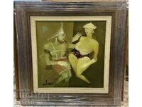 Petar Michev-Pedro-"Cradle"-oil paints-signed