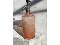 1920 Old French glass siphon/bottle - carbonated water