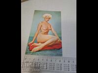 Old postcard - Woman - Erotica