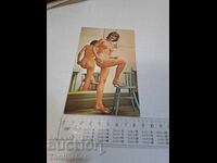 Old postcard - Woman - Erotica