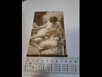 Old postcard - Woman - Erotica