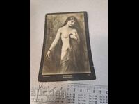 Old postcard - Woman - Erotica