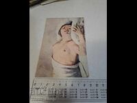 Old postcard - Woman - Erotica