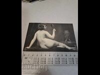 Old postcard - Woman - Erotica