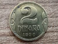 Yugoslavia - 2 dinars (1938)