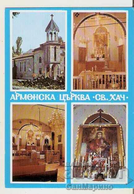 Postcard Bulgaria Burgas Armenian Church "St. Cross"* Postcard Bulgaria Burgas Armenian Church "St. Cross"*