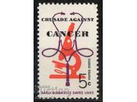 1965. USA. Crusade against cancer.