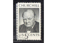 1965. USA. In memory of Winston Churchill.