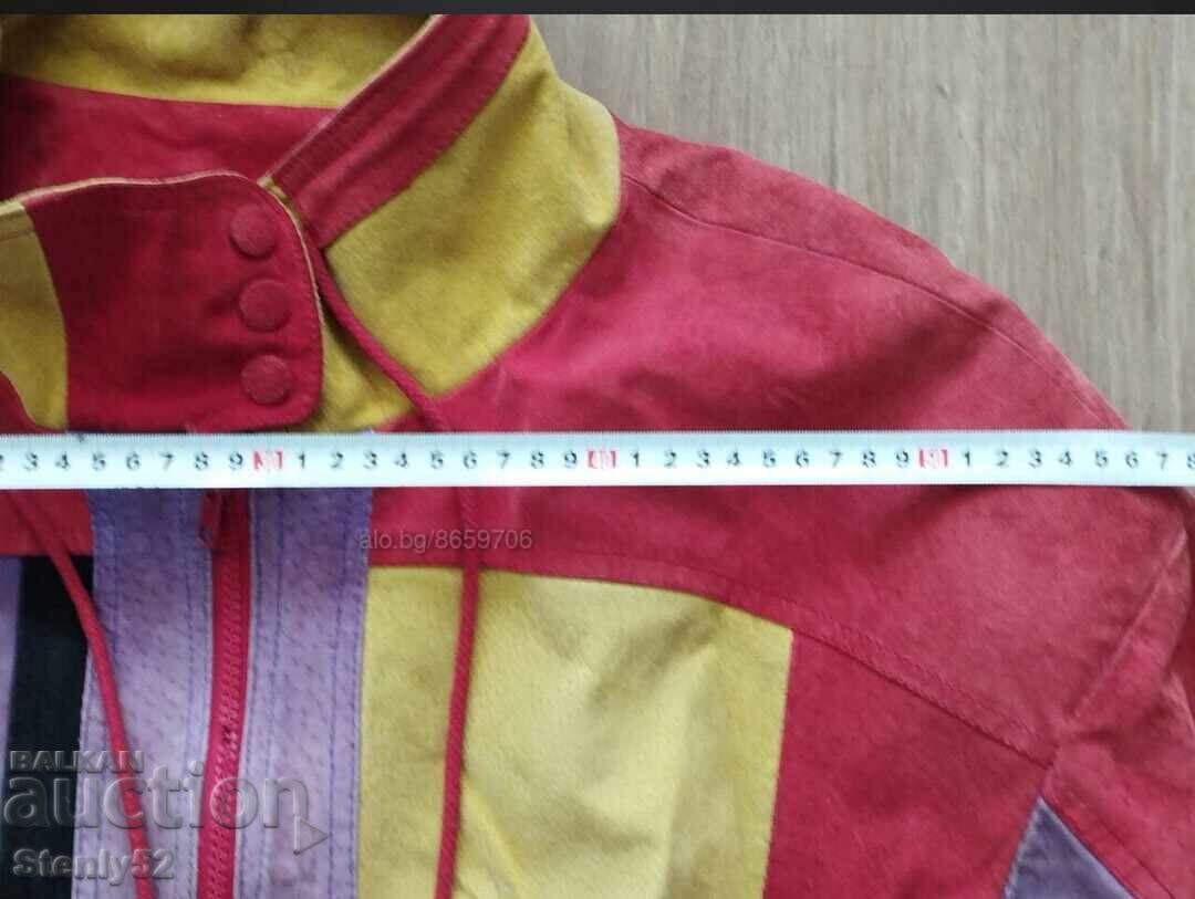 Auction  Unisex (women's, men's) suede jacket.