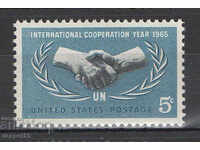 1965 USA. 20th anniversary of the United Nations