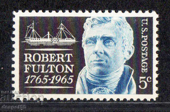 1965. USA. Robert Fulton - American engineer and inventor 1965. USA. Robert Fulton - American engineer and inventor